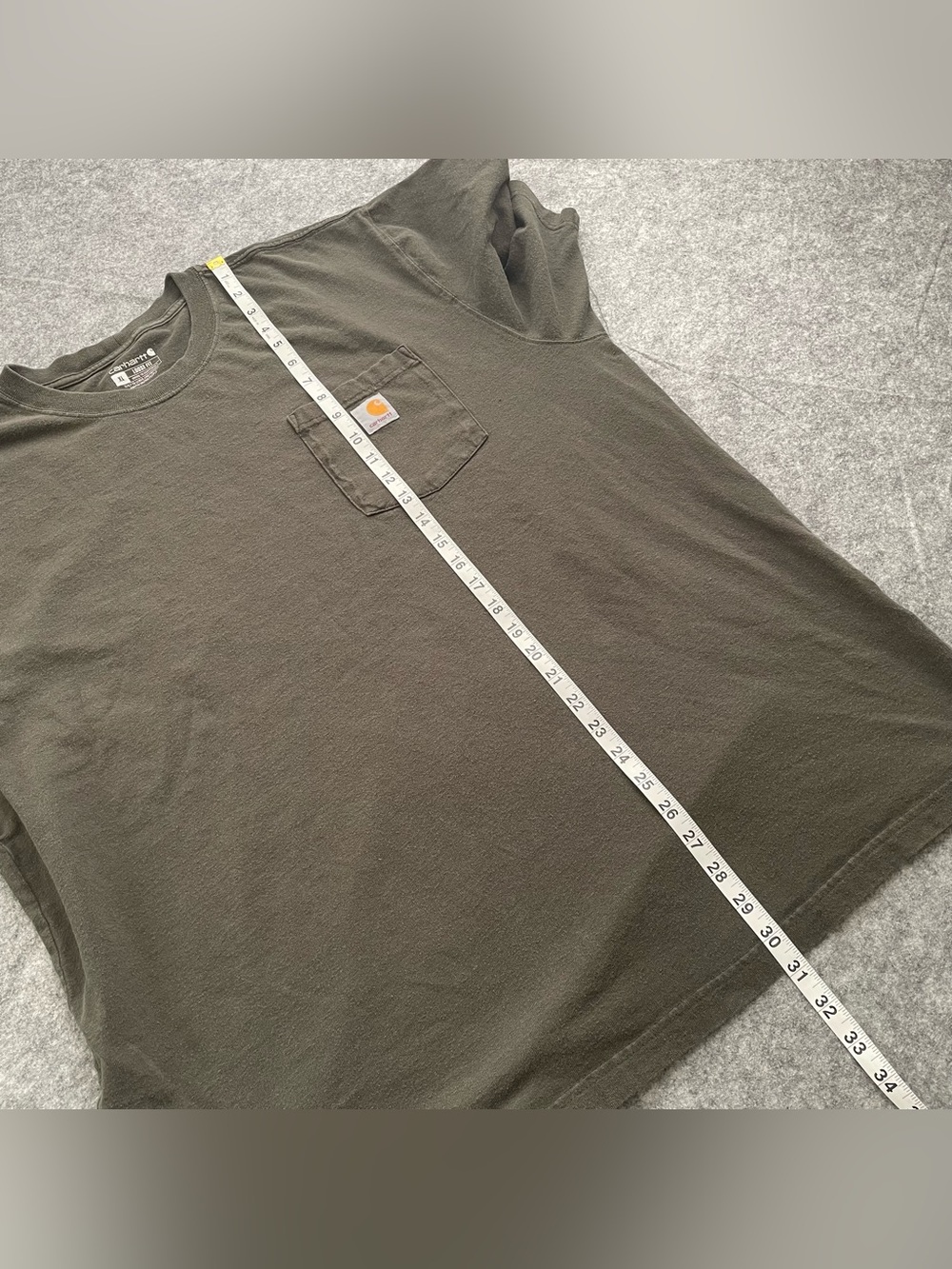 Carhartt Shirt Mens XL‎ Lot Of 2 Black Olive Loose Fit Workwear Heavyweight K87 - Picture 16 of 16